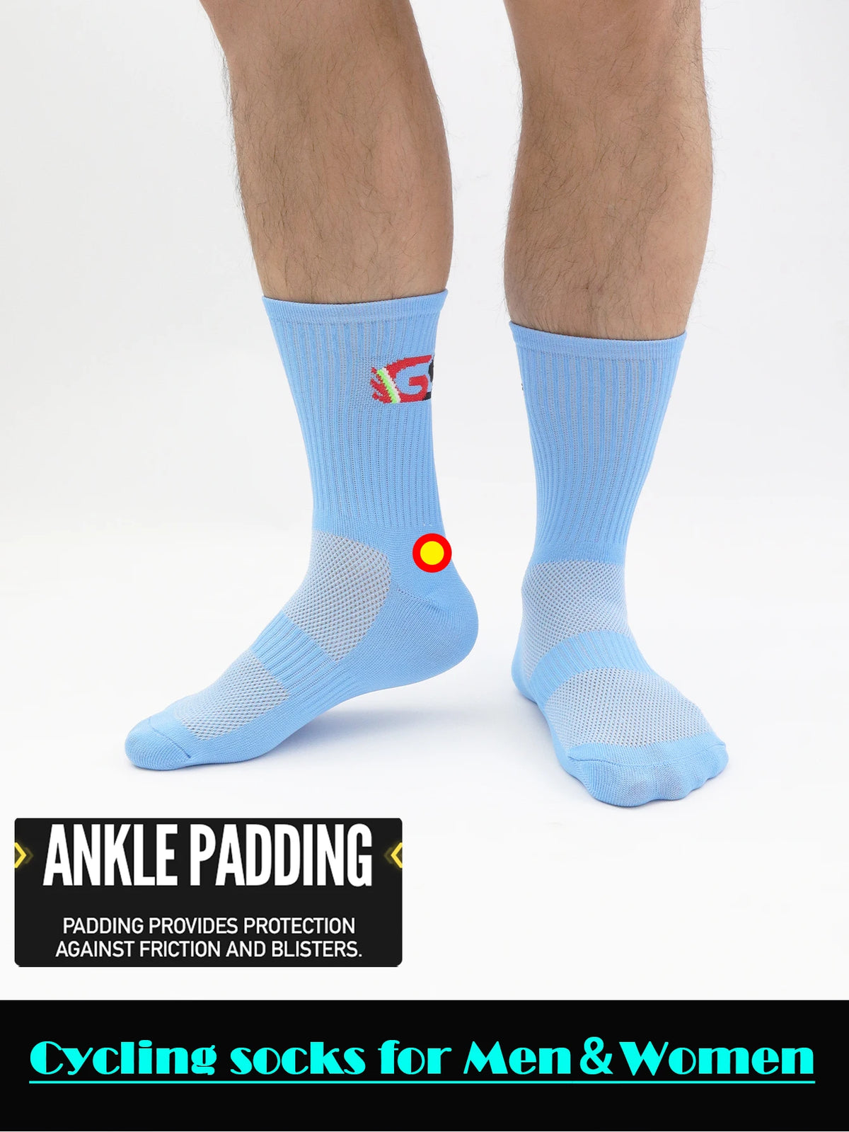 Chaussettes compression vélo & running mixte — vue 5
