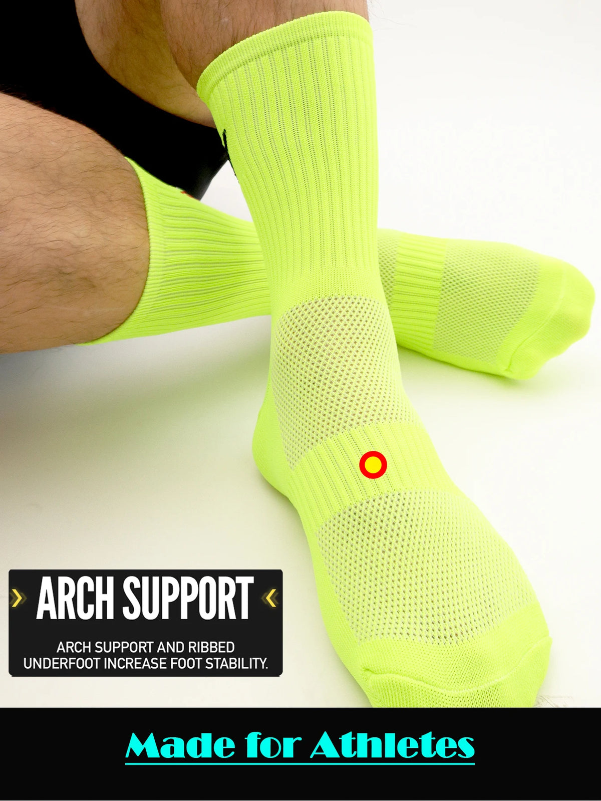 Chaussettes compression vélo & running mixte — vue 4