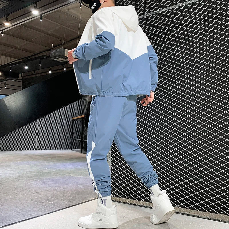 Survêtement homme veste à capuche et jogging bicolore – TDP – photo 4