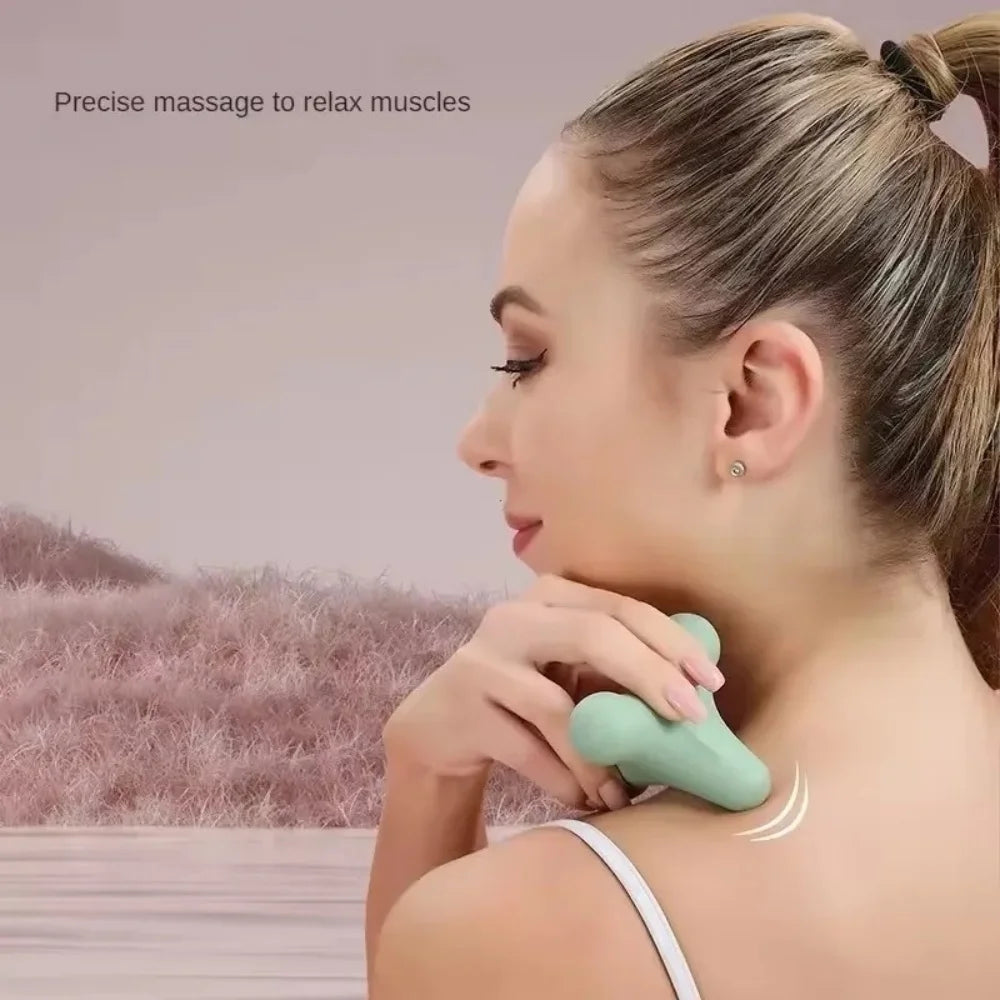 Balle de Massage 4 Coins — Nuque, Dos, Épaules & Pieds, Détente Musculaire