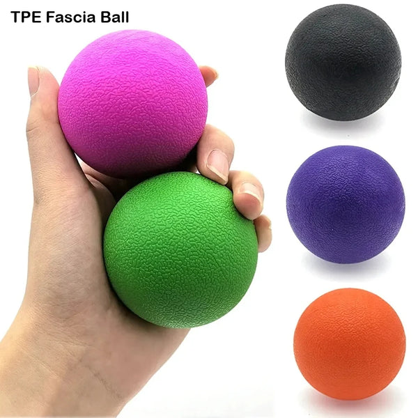 Balle de Massage Cacahuète TPE — Automassage Dos & Nuque, Lot de 1 à 3