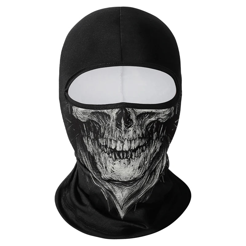 Cagoule moto imprimée — séchage rapide, coupe-vent & full face — vue 4