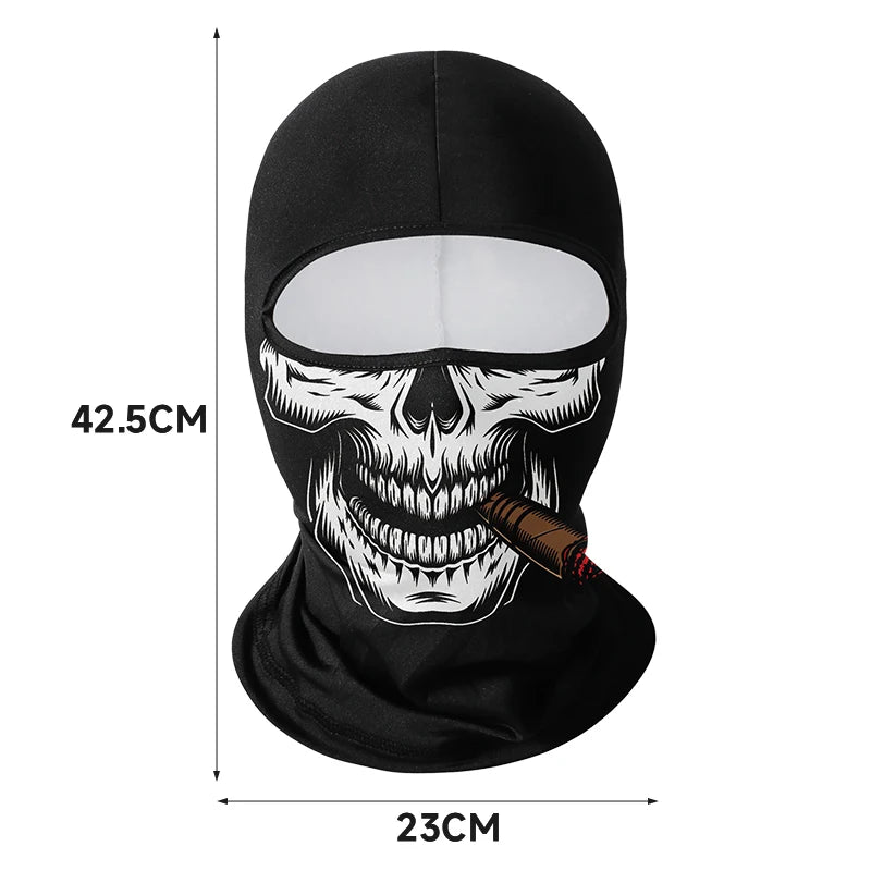 Cagoule moto imprimée — séchage rapide, coupe-vent & full face — vue 5