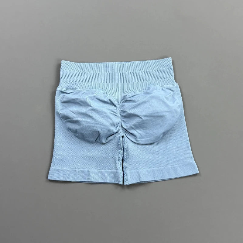 Short Biker Femme Scrunch Butt Sans Coutures — 44 Coloris, Yoga, Gym & Fitness Taille Basse