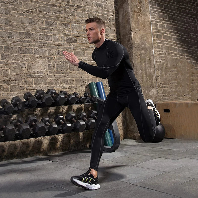 T-shirt compression manches longues homme — vue 4