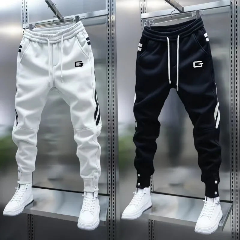 Jogging Homme Coupe Slim Streetwear — 9 Coloris, Taille Élastique, Casual & Sport