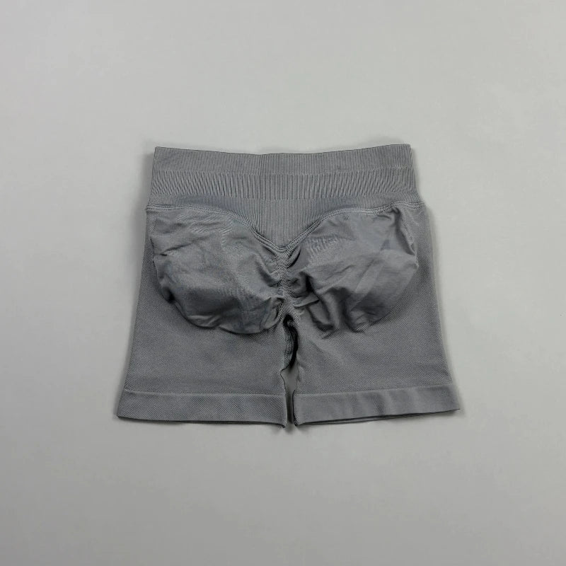 Short Biker Femme Scrunch Butt Sans Coutures — 44 Coloris, Yoga, Gym & Fitness Taille Basse