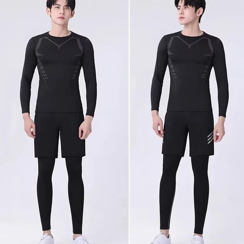 T-shirt compression running homme — vue 2