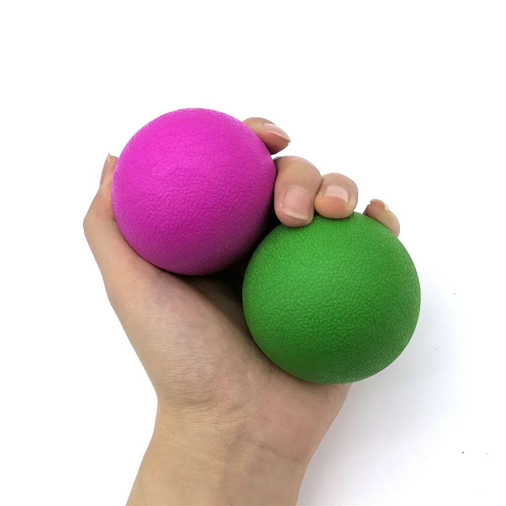 Balle de Massage Cacahuète TPE — Automassage Dos & Nuque, Lot de 1 à 3