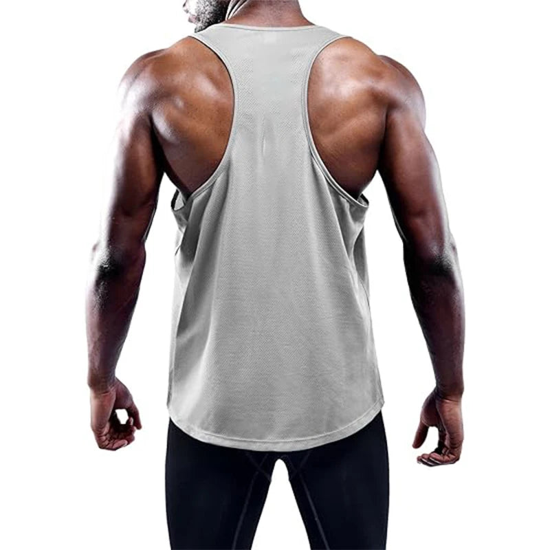 Débardeur running homme, coloris gris