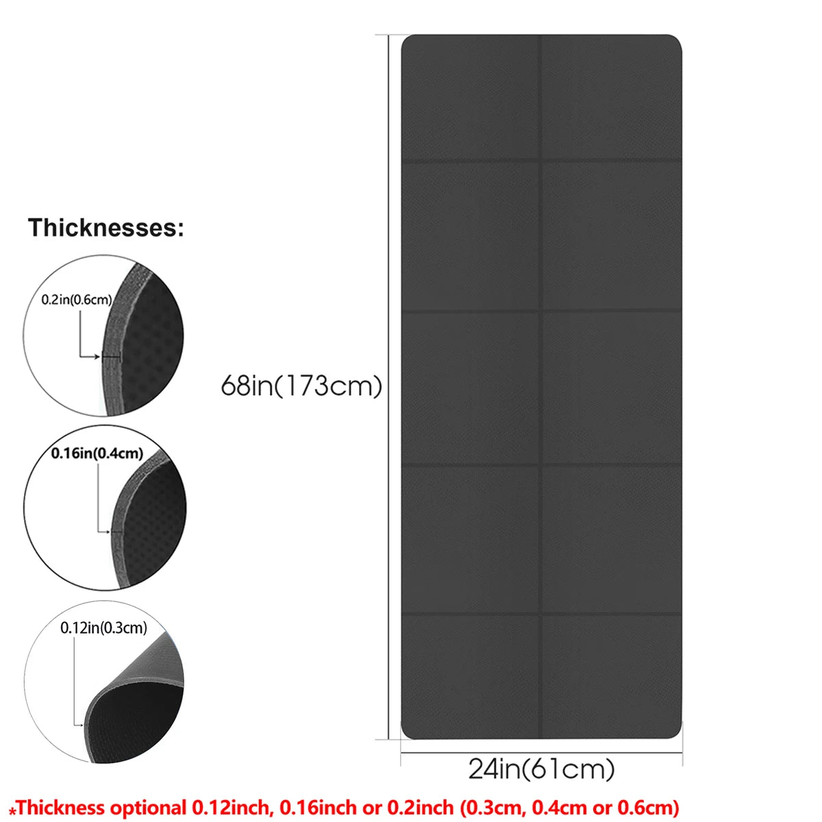 Tapis de yoga pliable EVA — vue 2