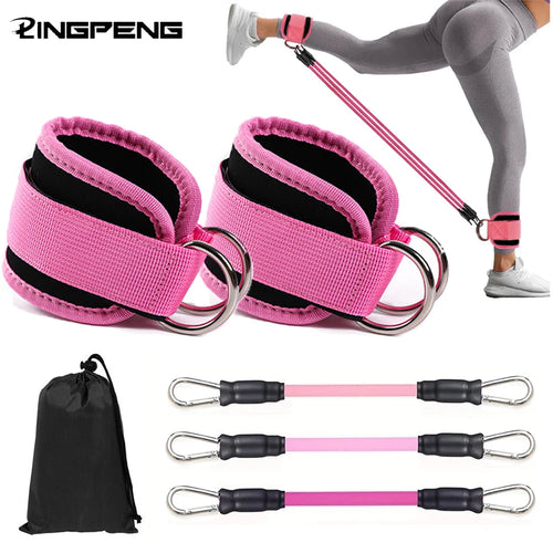 Kit Sangles Cheville & Bandes Élastiques Mixte – Yoga, Gym & Fitness