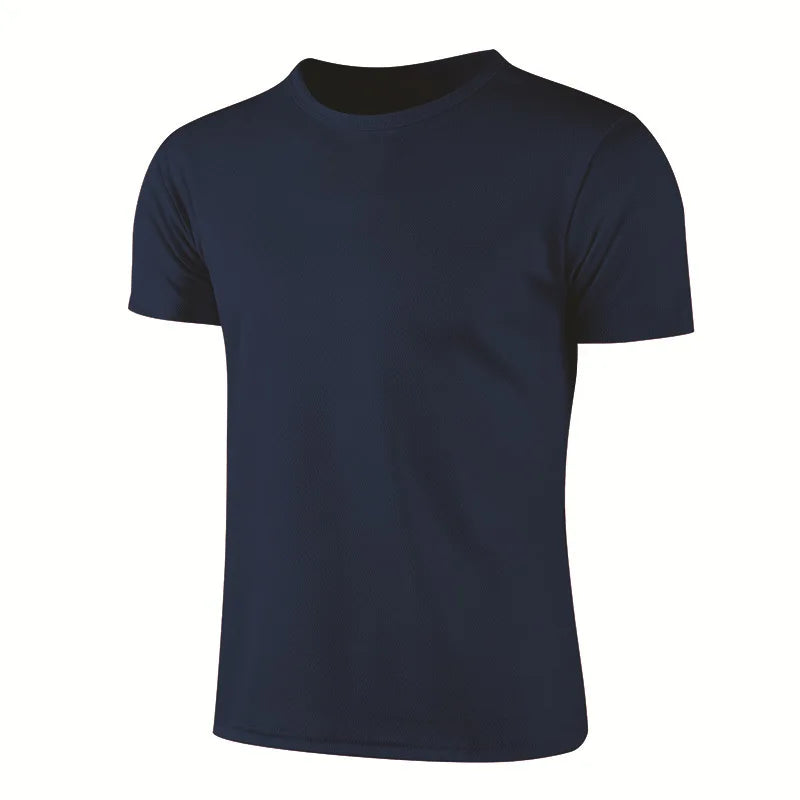 T-shirt running homme séchage rapide, coloris bleu foncé 2