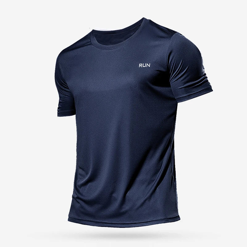T-shirt running football homme, coloris bleu