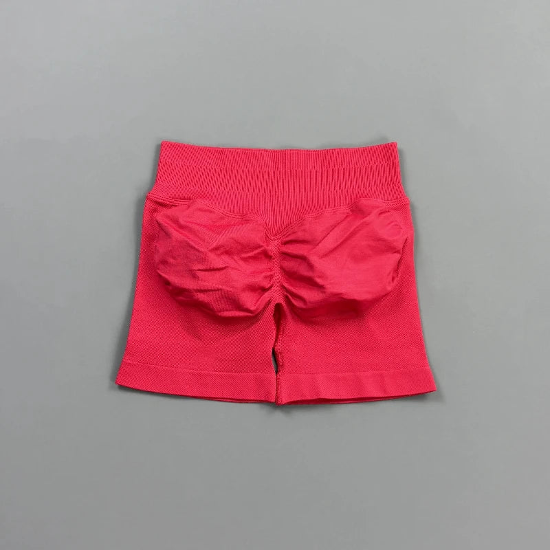 Short Biker Femme Scrunch Butt Sans Coutures — 44 Coloris, Yoga, Gym & Fitness Taille Basse
