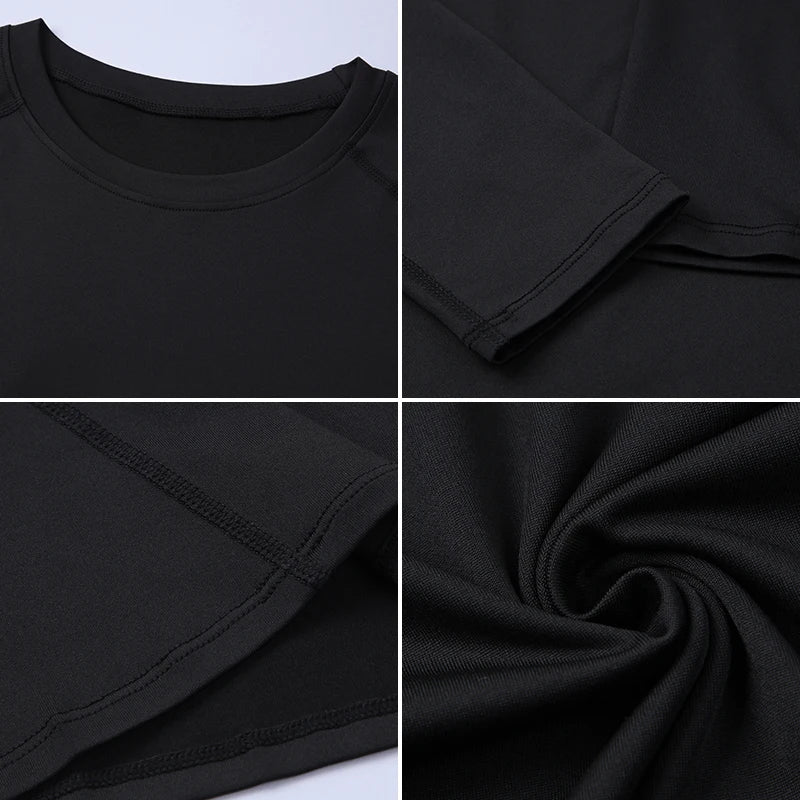 T-shirt compression manches longues homme — vue 3
