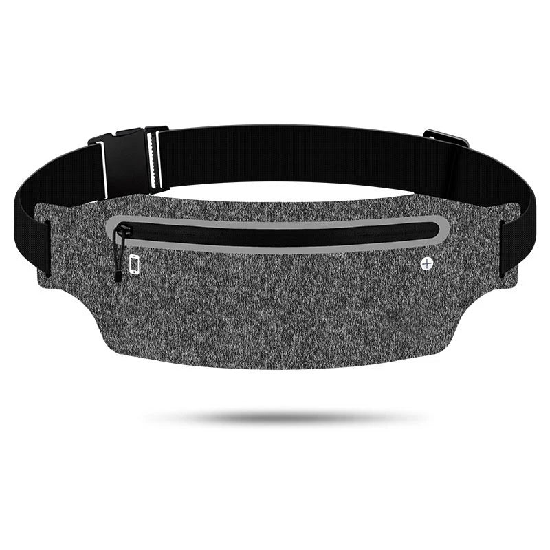 Ceinture running banane imperméable, coloris gris