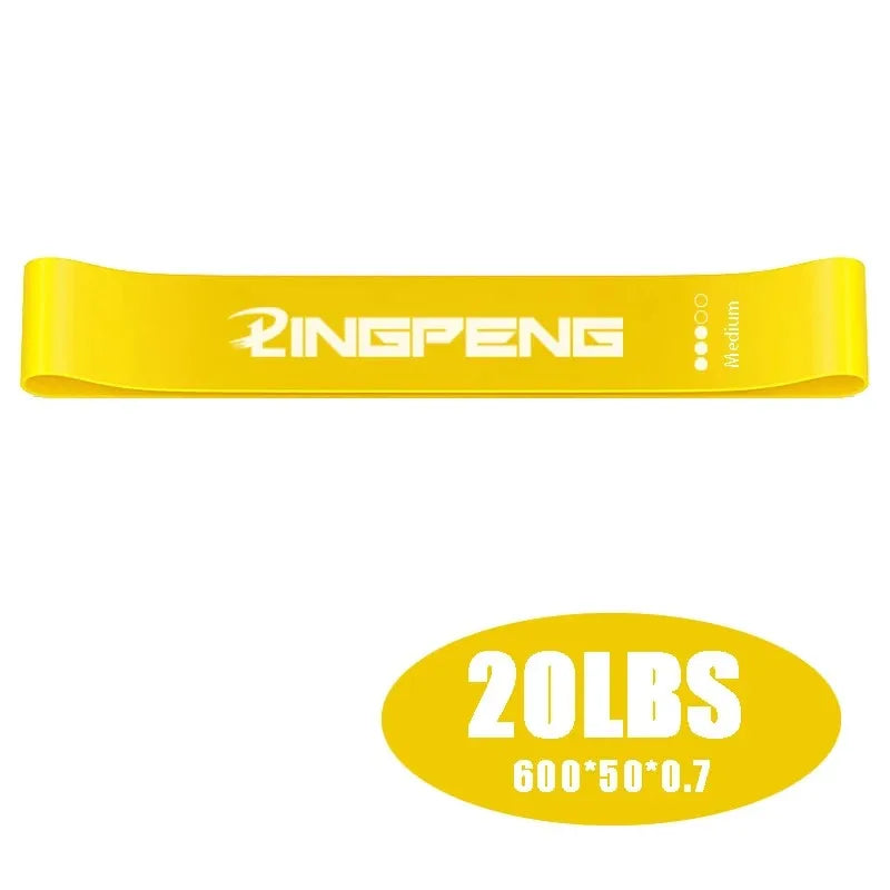 Bande élastique fitness famille, coloris jaune