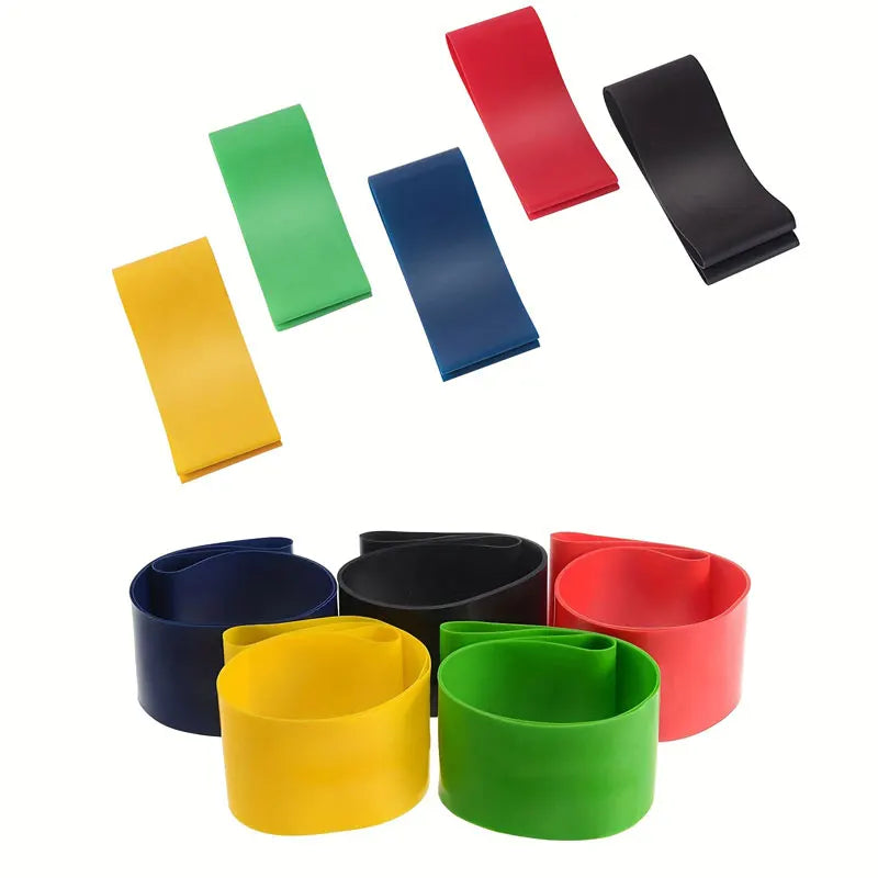 Kit 5 Anneaux de Résistance TPE — Fessiers, Cuisses & Pilates