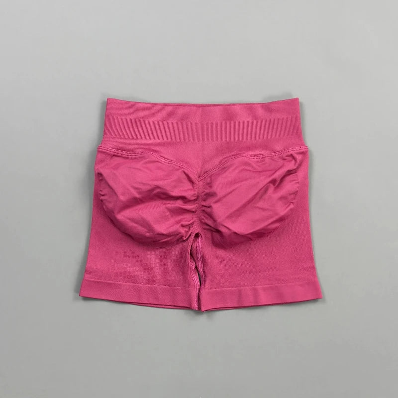 Short Biker Femme Scrunch Butt Sans Coutures — 44 Coloris, Yoga, Gym & Fitness Taille Basse