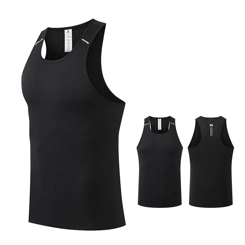 Débardeur sport homme sans manches, coloris noir