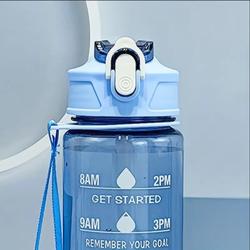 Gourde sport 800ml — grande capacité, marquage horaire & antifuite — vue 4