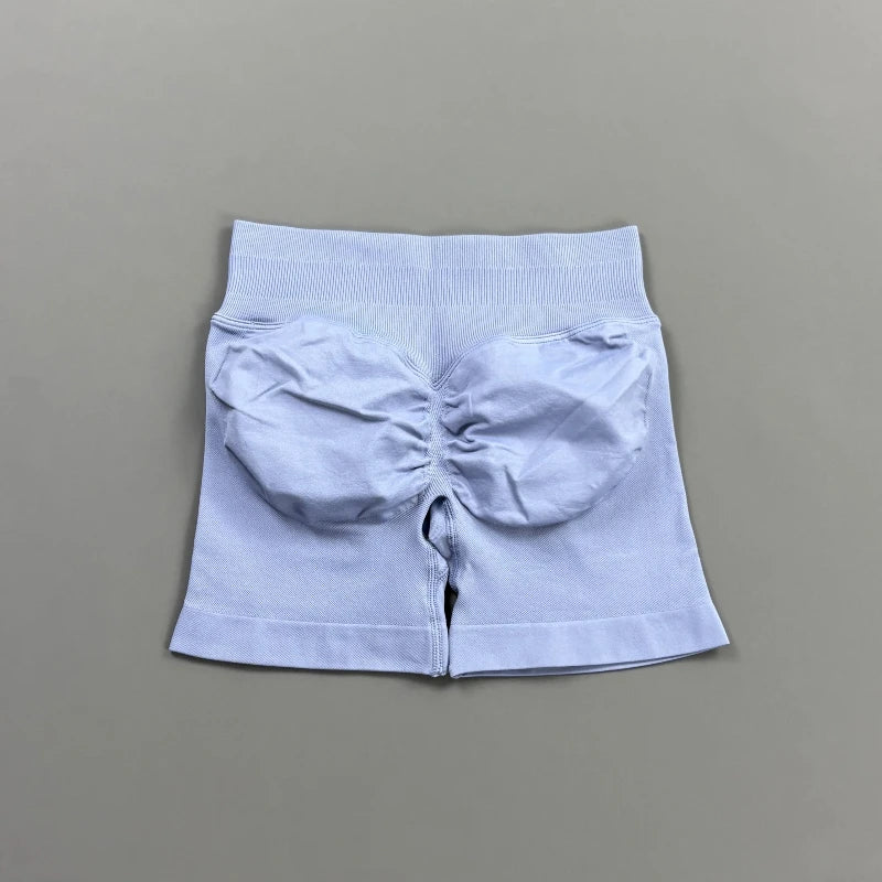 Short Biker Femme Scrunch Butt Sans Coutures — 44 Coloris, Yoga, Gym & Fitness Taille Basse