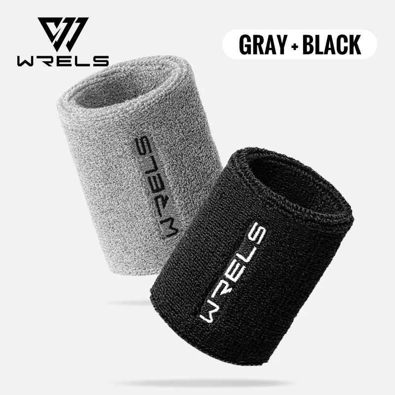 Bracelet poignet anti-transpiration sport, coloris noir & gris – 2 pièces