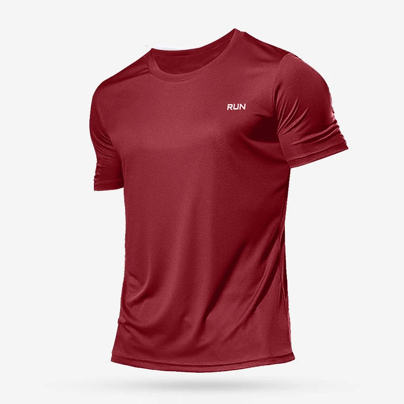 T-shirt running football homme, coloris rouge