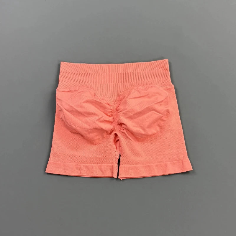Short Biker Femme Scrunch Butt Sans Coutures — 44 Coloris, Yoga, Gym & Fitness Taille Basse