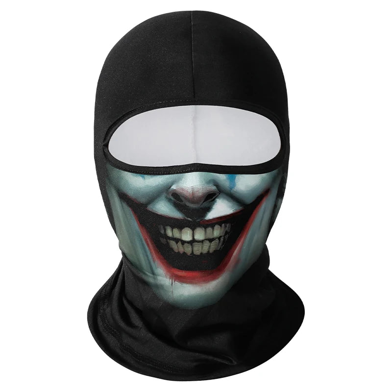 Cagoule moto imprimée — séchage rapide, coupe-vent & full face — Modèle 6