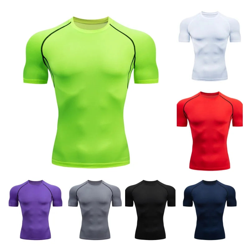 T-shirt compression homme