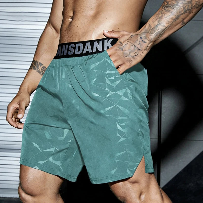 Short running homme football, coloris cyan