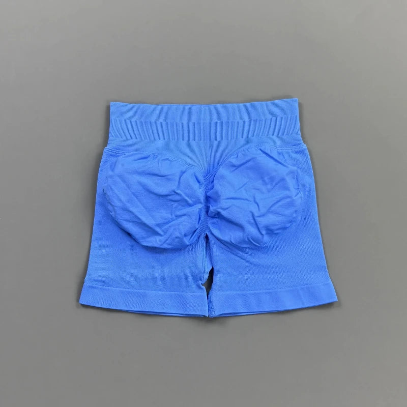 Short Biker Femme Scrunch Butt Sans Coutures — 44 Coloris, Yoga, Gym & Fitness Taille Basse