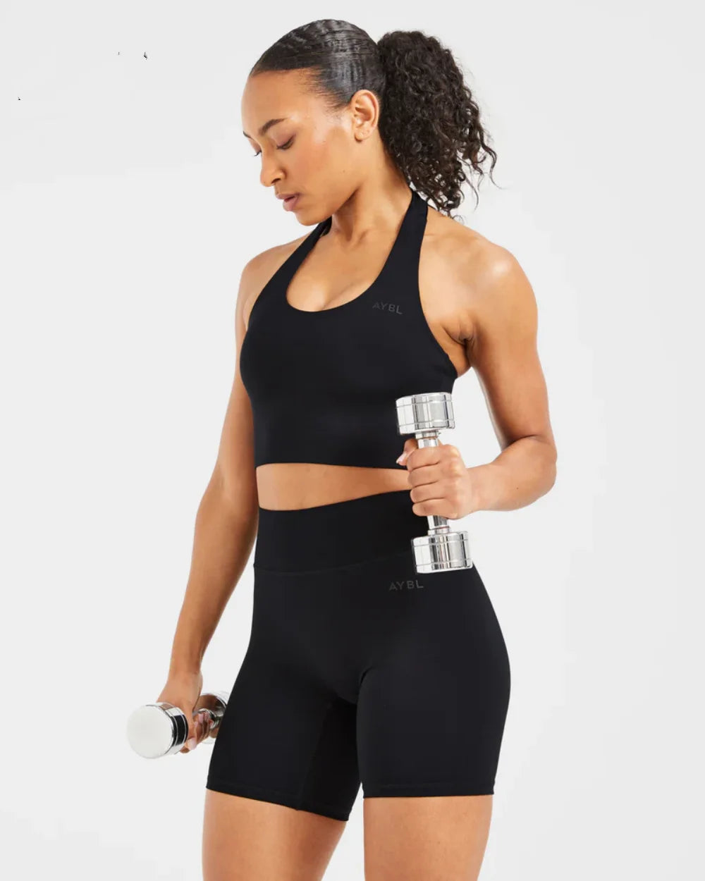 Ensemble Yoga Femme Top Dos Nu & Short Taille Haute — 12 Coloris, Pilates & Gym