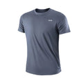 T-shirt running homme col rond, coloris gris