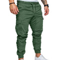Pantalon Jogging Homme Slim à Poches Réglables — 13 Coloris, Rayé, Casual & Sport
