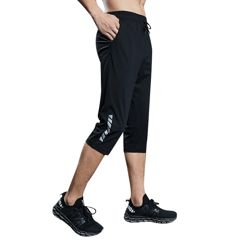 Pantalon Running Homme 3/4 Séchage Rapide — 3 Coloris, Basket & Training