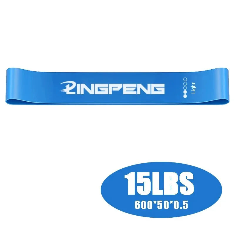 Bande élastique fitness famille, coloris bleu