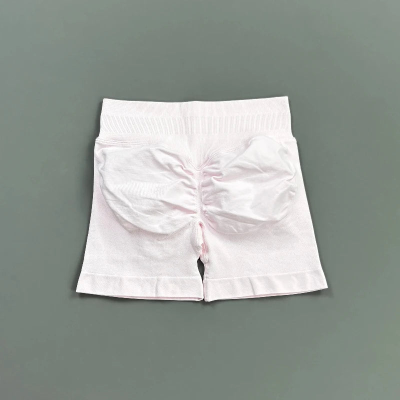 Short Biker Femme Scrunch Butt Sans Coutures — 44 Coloris, Yoga, Gym & Fitness Taille Basse