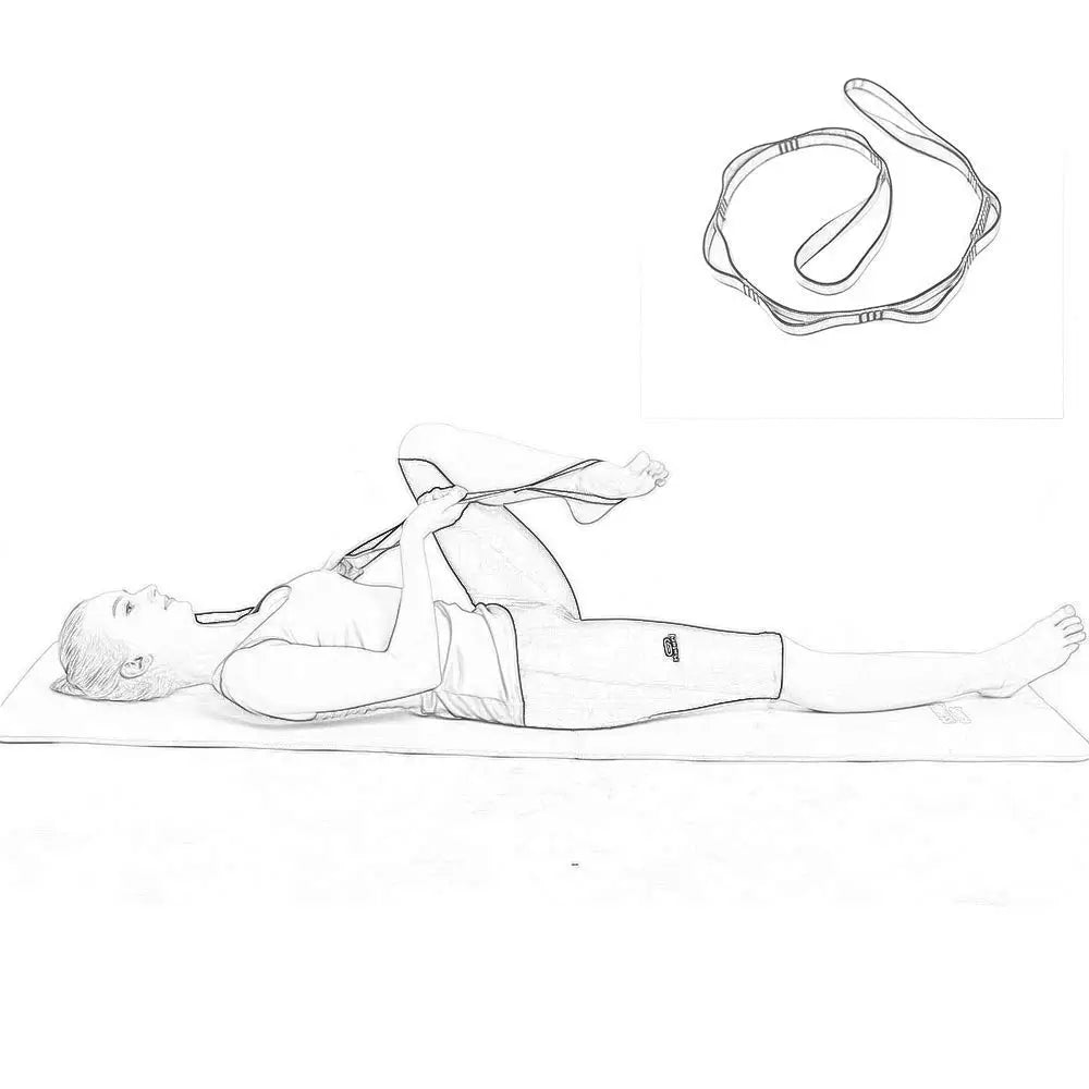 Sangle de Yoga à Boucles — Étirements, Souplesse & Yoga Aérien