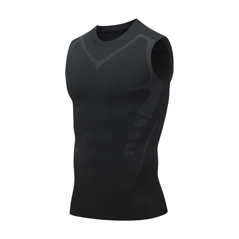 Débardeur compression homme — 807Black