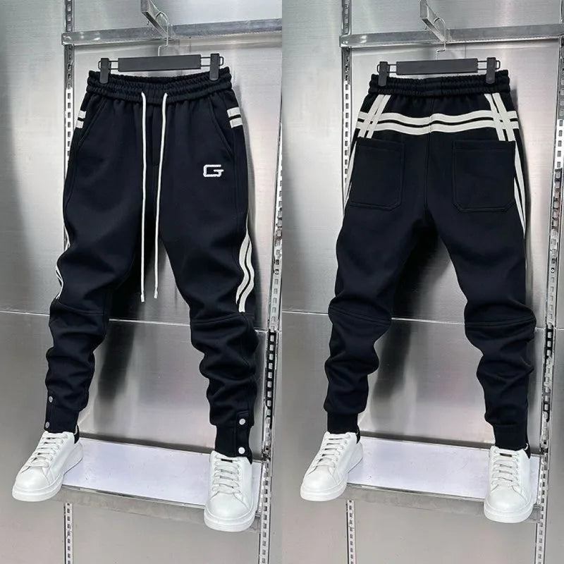 Jogging Homme Coupe Slim Streetwear — 9 Coloris, Taille Élastique, Casual & Sport