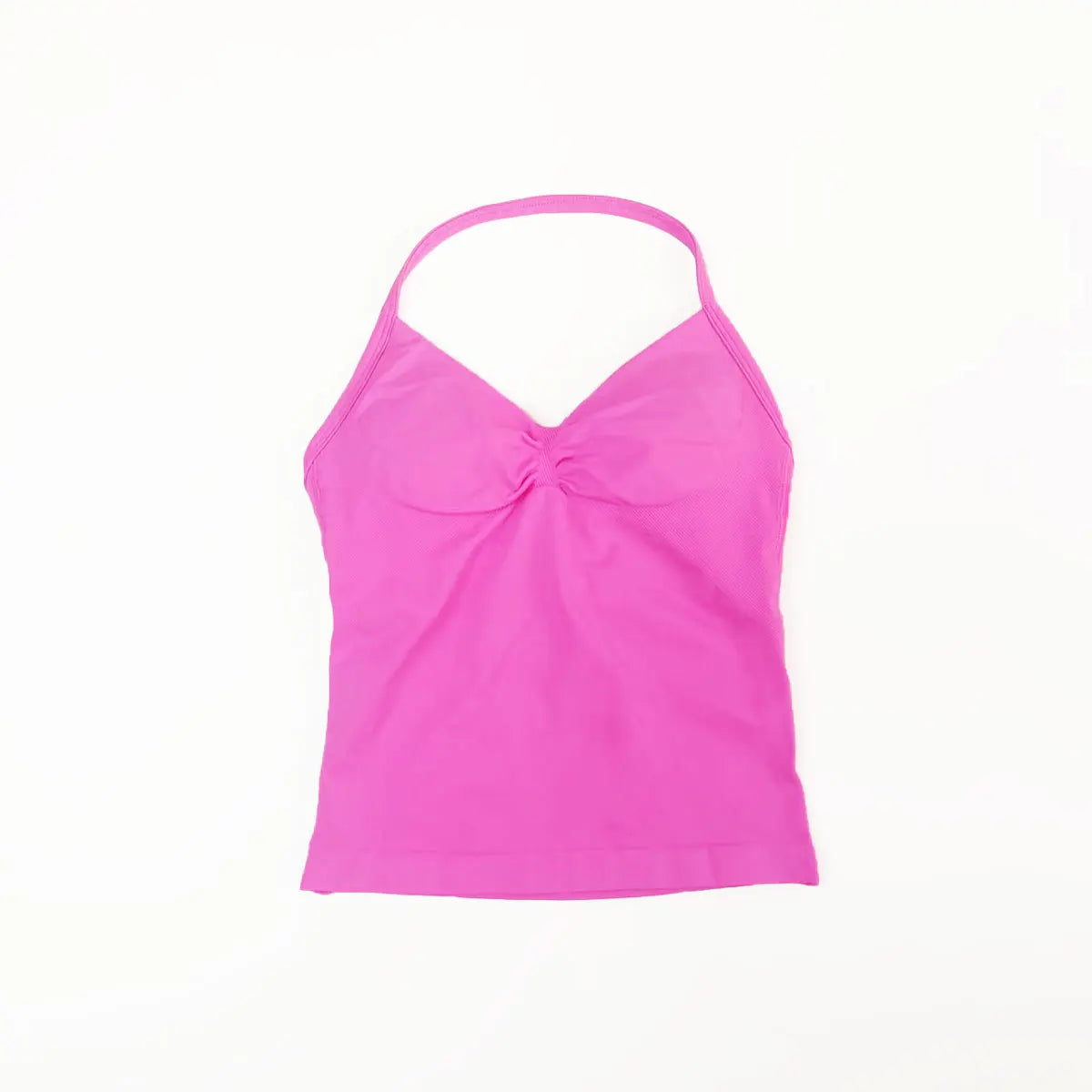 Top sport femme longline dos ouvert bretelles — vue 4