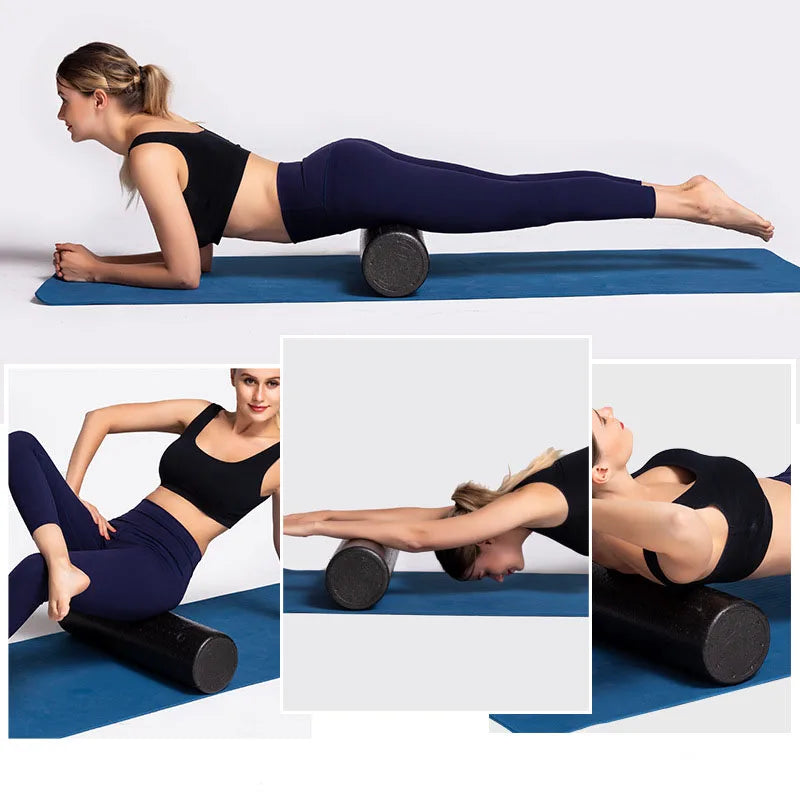 Rouleau de Massage EPP — Foam Roller Yoga, Pilates & Automassage, 30 ou 45 cm