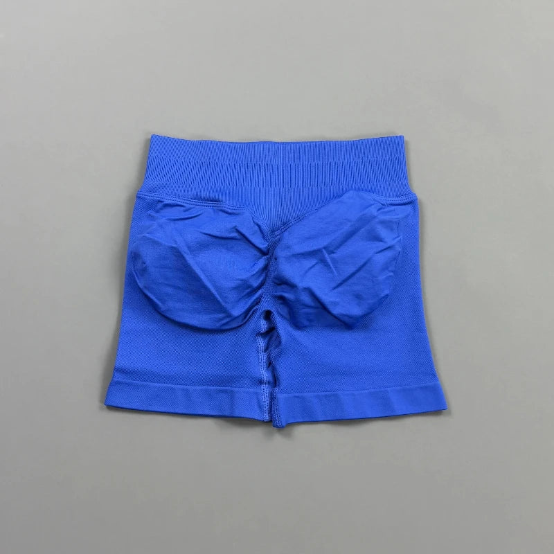 Short Biker Femme Scrunch Butt Sans Coutures — 44 Coloris, Yoga, Gym & Fitness Taille Basse