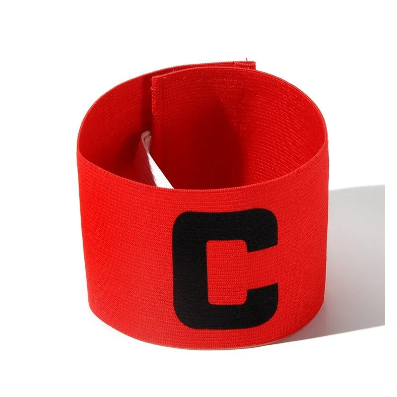 Brassard capitaine football, coloris rouge