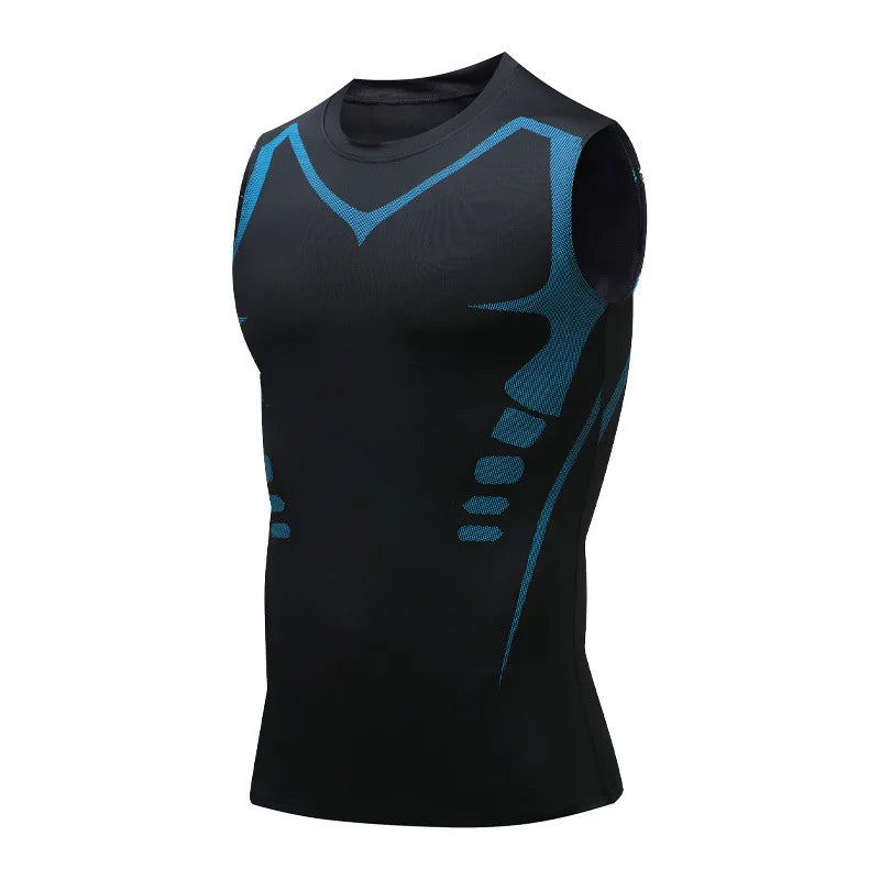 Débardeur compression homme — 814Black