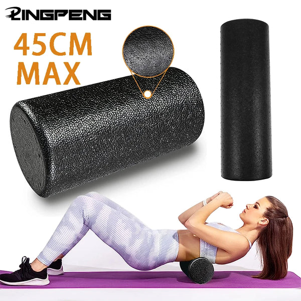 Rouleau de Massage EPP — Foam Roller Yoga, Pilates & Automassage, 30 ou 45 cm