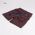 Short yoga femme galbe fessiers taille haute, coloris café